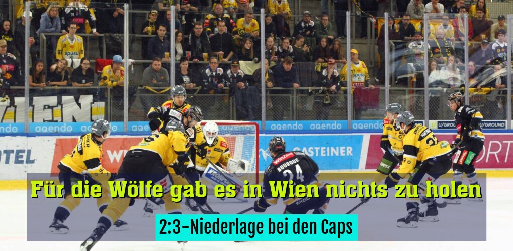 2:3-Niederlage bei den Caps