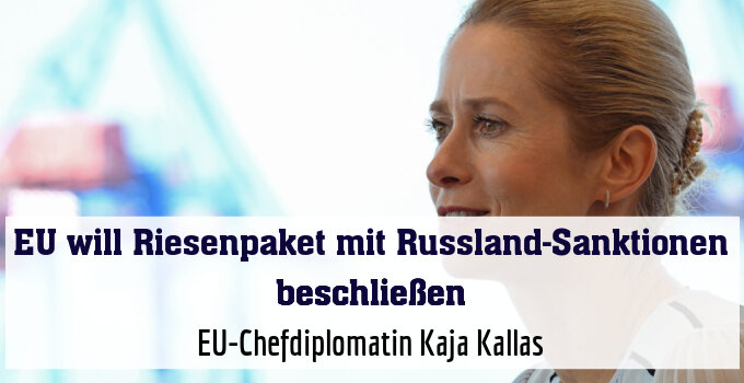 EU-Chefdiplomatin Kaja Kallas