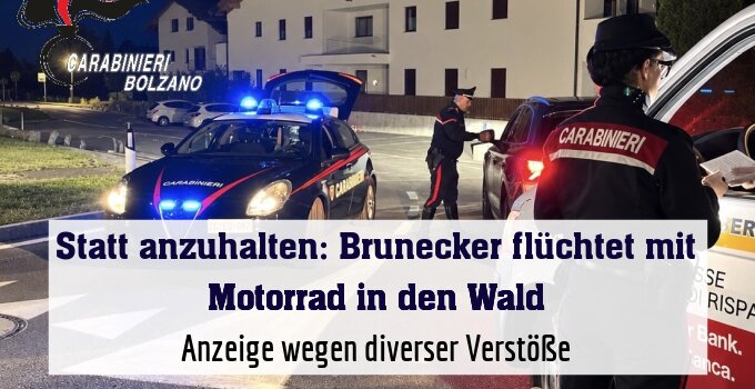 Anzeige wegen diverser Verstöße