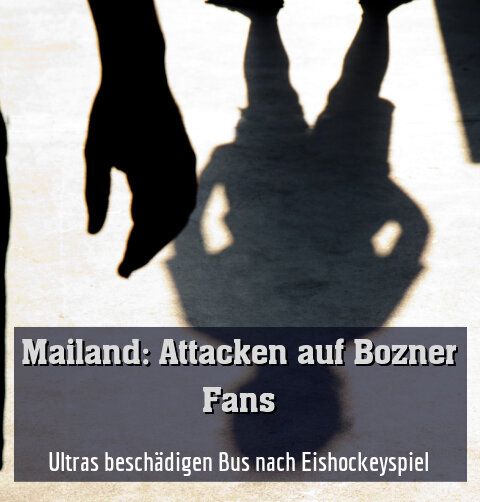Ultras beschädigen Bus nach Eishockeyspiel