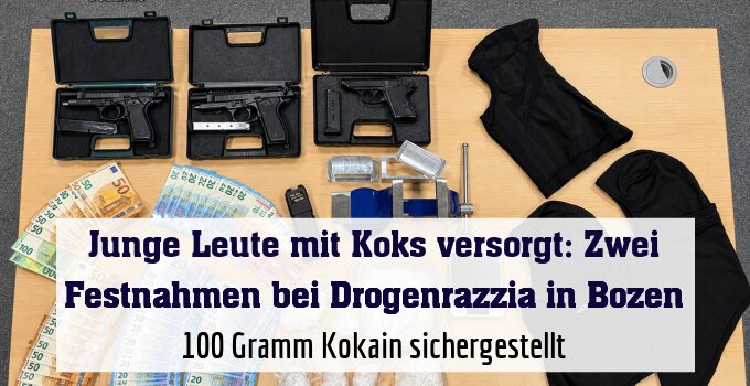 100 Gramm Kokain sichergestellt