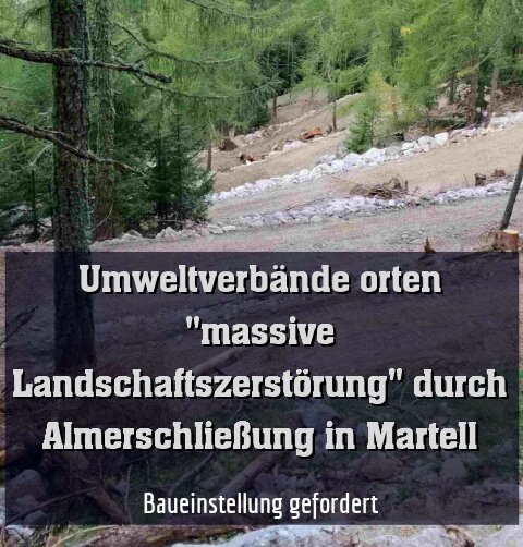 Baueinstellung gefordert