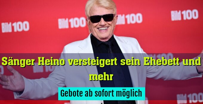 Gebote ab sofort möglich