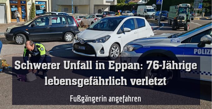 Fußgängerin angefahren