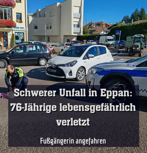 Fußgängerin angefahren