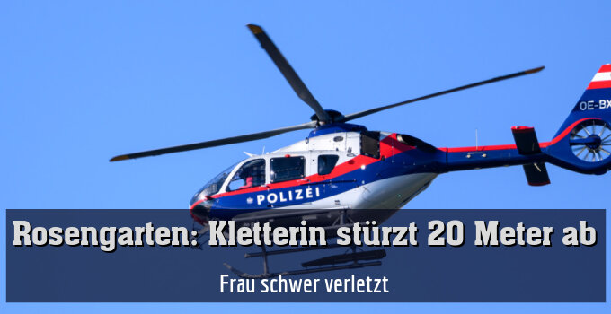 Frau schwer verletzt