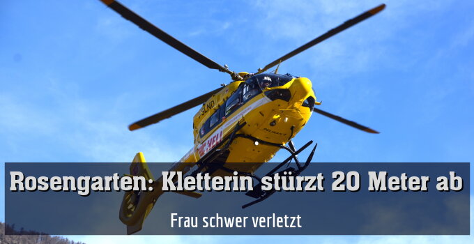 Frau schwer verletzt