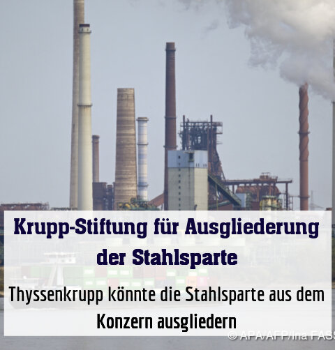 Thyssenkrupp könnte die Stahlsparte aus dem Konzern ausgliedern