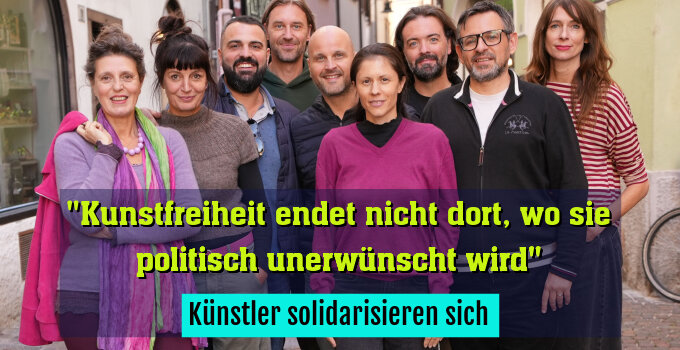 Künstler solidarisieren sich