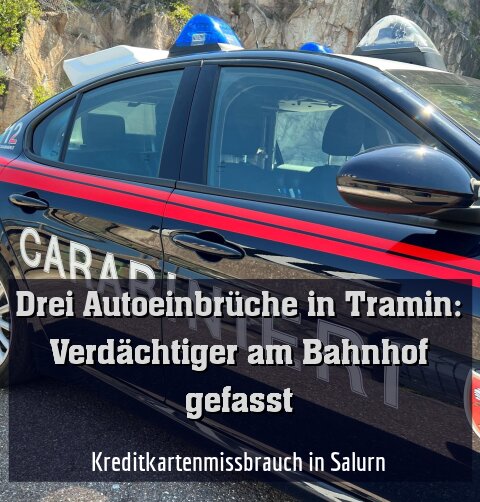 Kreditkartenmissbrauch in Salurn