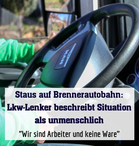 "Wir sind Arbeiter und keine Ware"