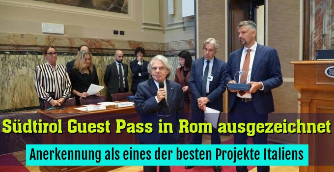 Anerkennung als eines der besten Projekte Italiens