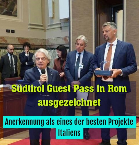 Anerkennung als eines der besten Projekte Italiens