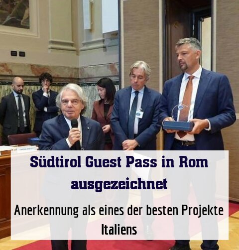 Anerkennung als eines der besten Projekte Italiens