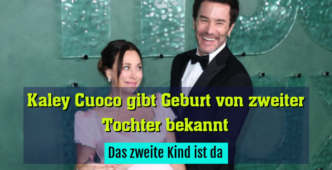 Das zweite Kind ist da