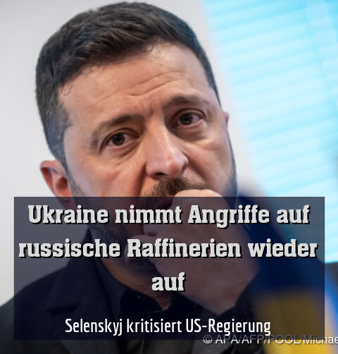 Selenskyj kritisiert US-Regierung