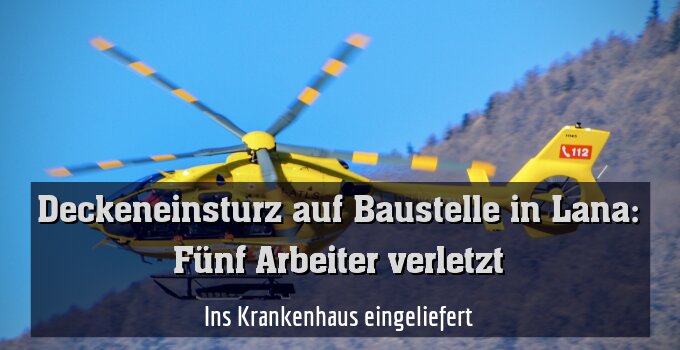 Ins Krankenhaus eingeliefert