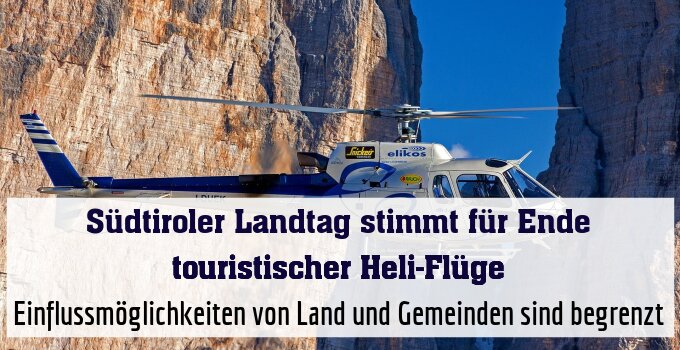 Einflussmöglichkeiten von Land und Gemeinden sind begrenzt