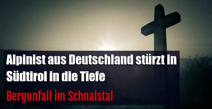 Bergunfall im Schnalstal
