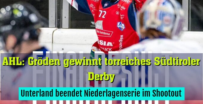 Unterland beendet Niederlagenserie im Shootout