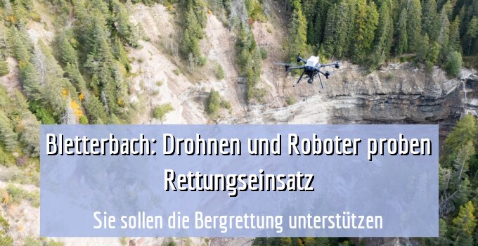 Sie sollen die Bergrettung unterstützen