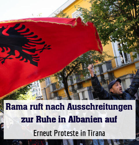 Erneut Proteste in Tirana
