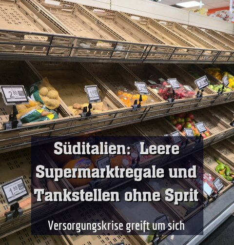 Versorgungskrise greift um sich