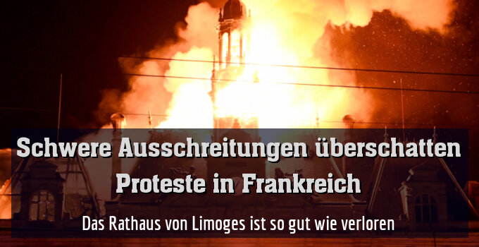 Das Rathaus von Limoges ist so gut wie verloren
