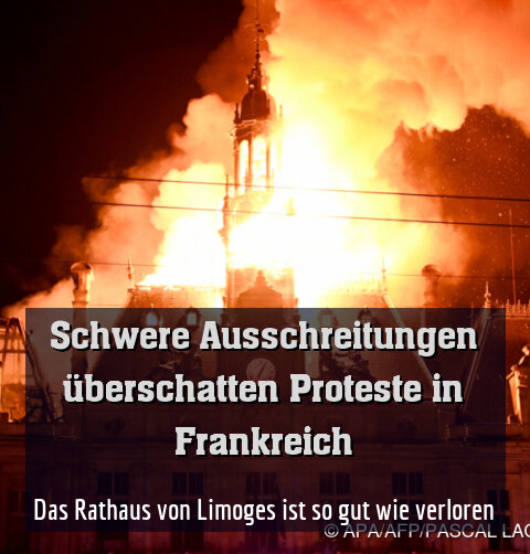 Das Rathaus von Limoges ist so gut wie verloren