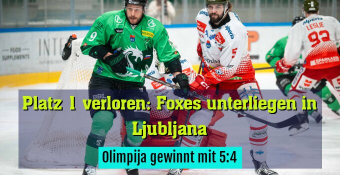 Olimpija gewinnt mit 5:4