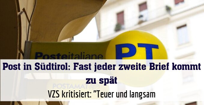 VZS kritisiert: "Teuer und langsam