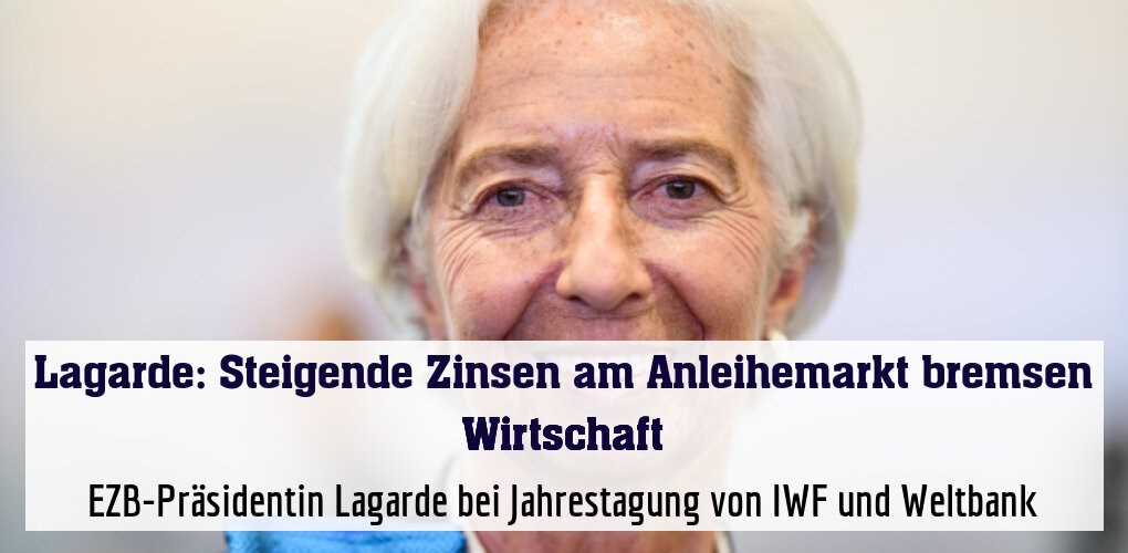 EZB-Präsidentin Lagarde bei Jahrestagung von IWF und Weltbank