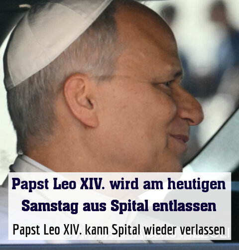 Papst Leo XIV. kann Spital wieder verlassen