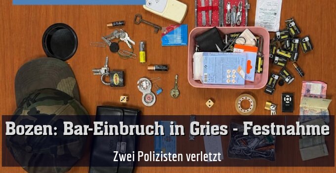 Zwei Polizisten verletzt