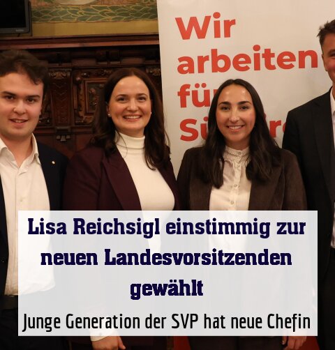 Junge Generation der SVP hat neue Chefin