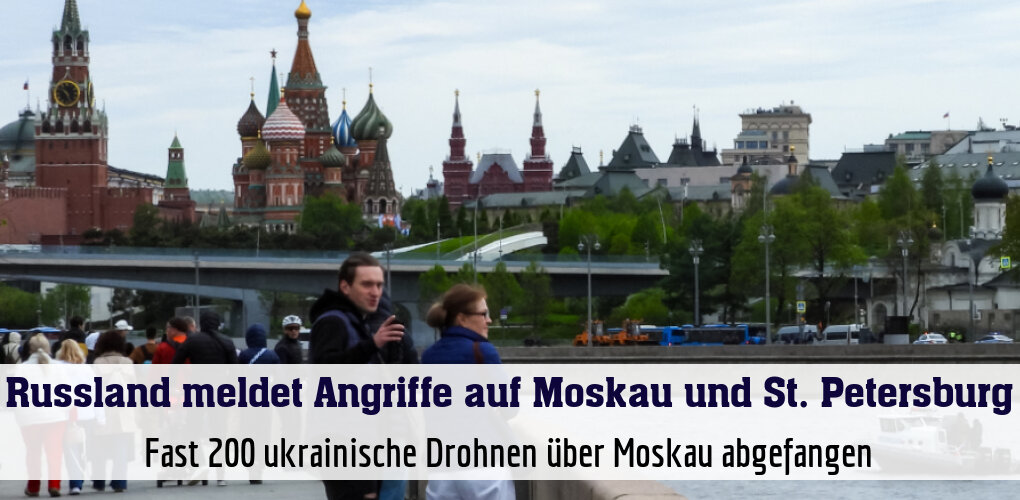 Fast 200 ukrainische Drohnen über Moskau abgefangen (Archivbild)