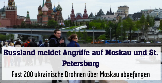 Fast 200 ukrainische Drohnen über Moskau abgefangen (Archivbild)
