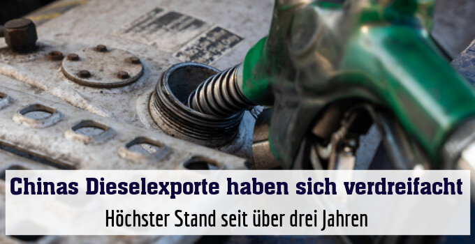 Höchster Stand seit über drei Jahren