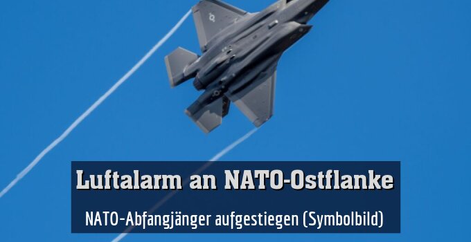 NATO-Abfangjänger aufgestiegen (Symbolbild)