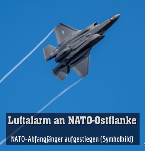 NATO-Abfangjänger aufgestiegen (Symbolbild)