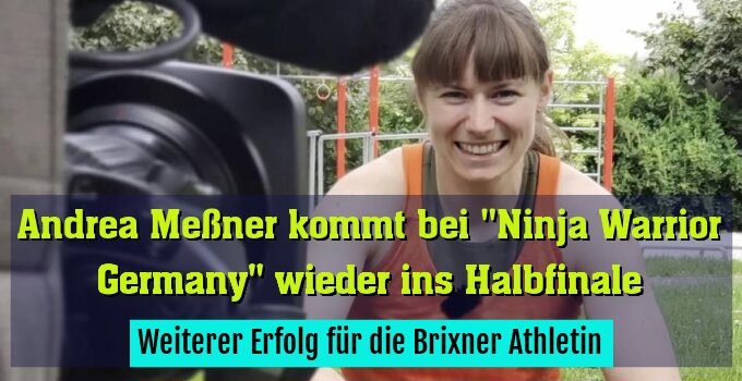 Weiterer Erfolg für die Brixner Athletin