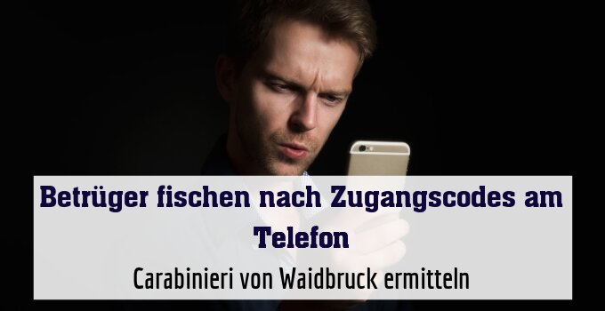 Carabinieri von Waidbruck ermitteln