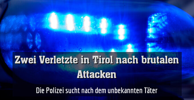 Die Polizei sucht nach dem unbekannten Täter