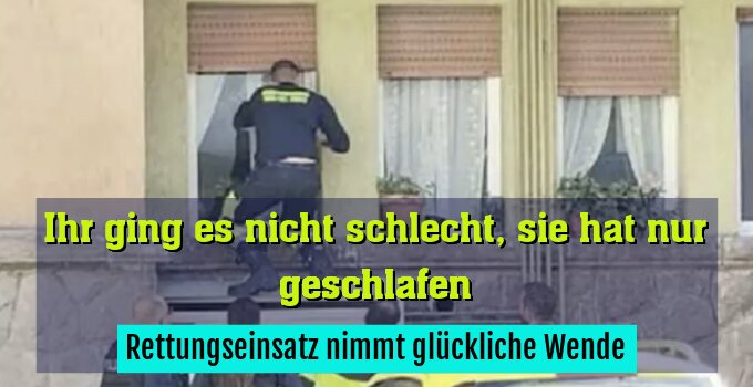 Rettungseinsatz nimmt glückliche Wende