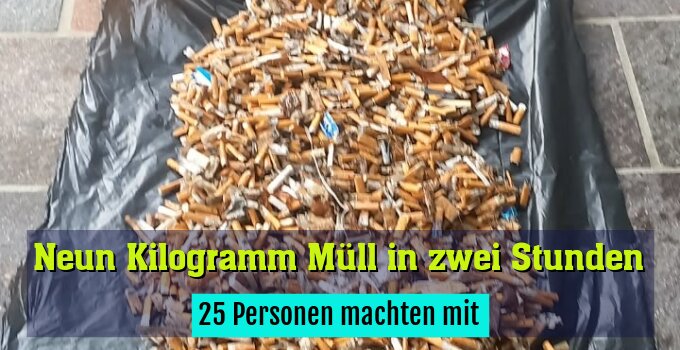 25 Personen machten mit