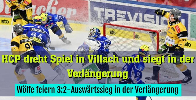 Wölfe feiern 3:2-Auswärtssieg in der Verlängerung