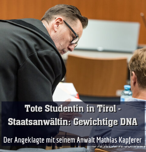 Der Angeklagte mit seinem Anwalt Mathias Kapferer