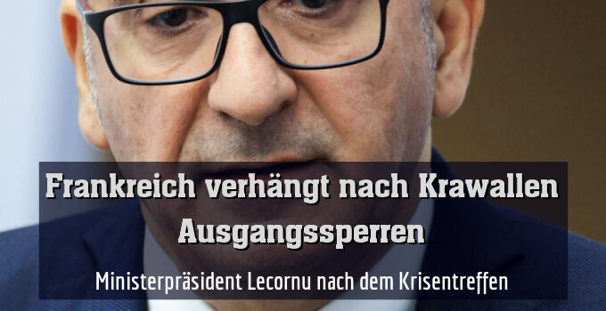 Ministerpräsident Lecornu nach dem Krisentreffen