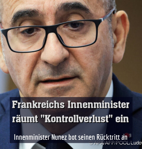 Innenminister Nunez bot seinen Rücktritt an
