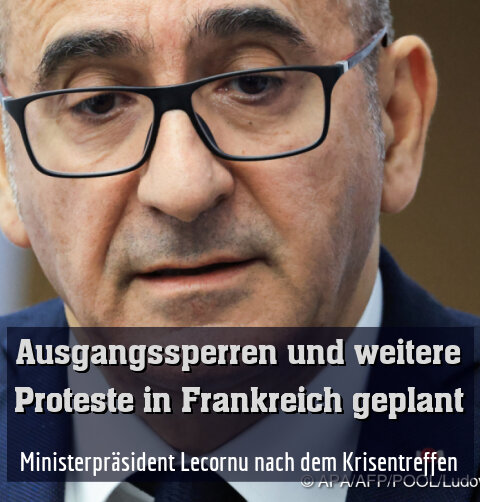 Ministerpräsident Lecornu nach dem Krisentreffen